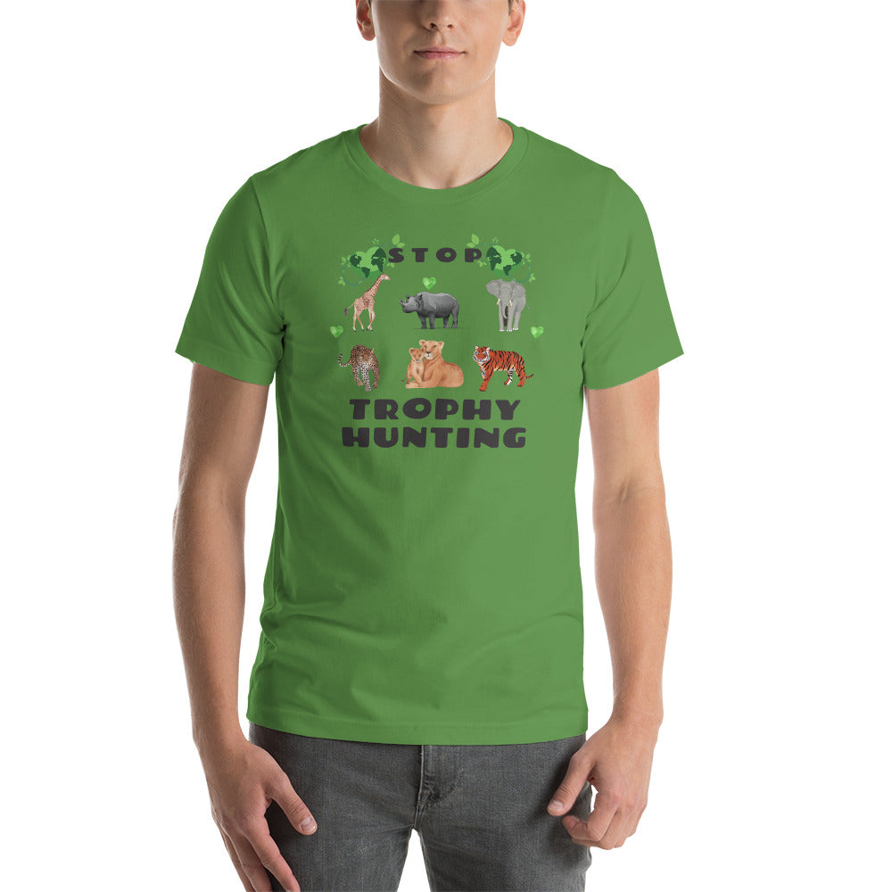 Stop Trophy Hunting Short-Sleeve Unisex T-Shirt - Once Upon a Find Couture 