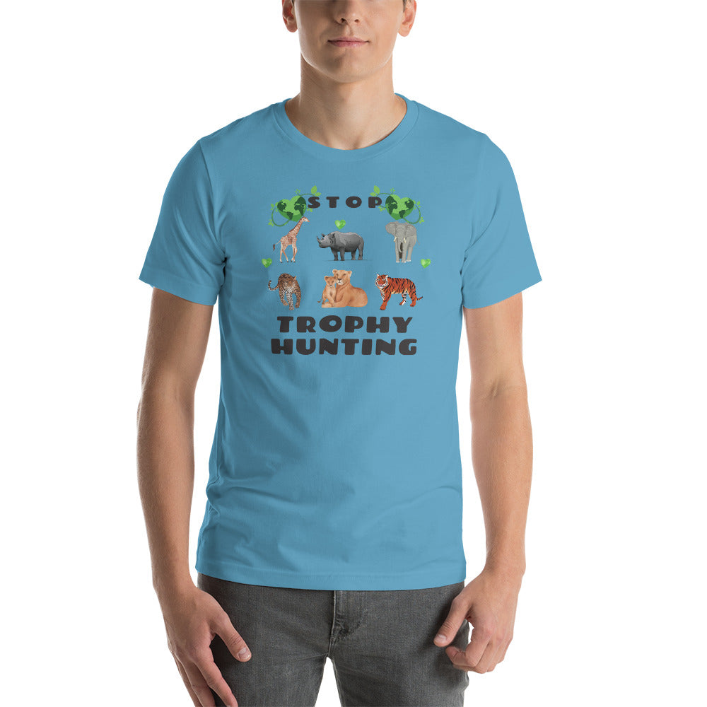 Stop Trophy Hunting Short-Sleeve Unisex T-Shirt - Once Upon a Find Couture 