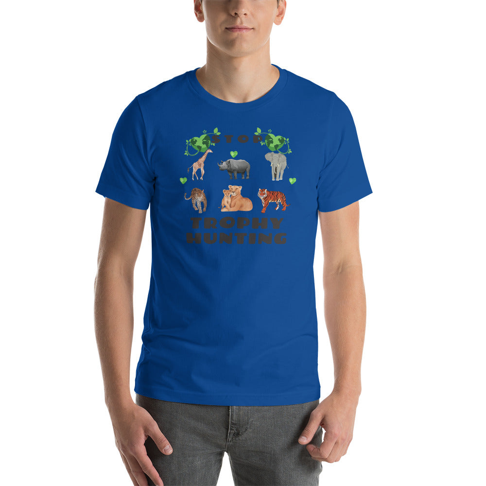 Stop Trophy Hunting Short-Sleeve Unisex T-Shirt - Once Upon a Find Couture 