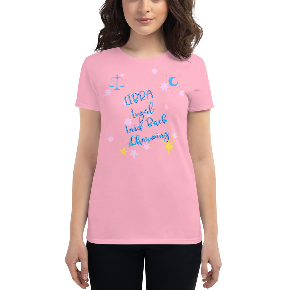 Libra Zodiac Women's short sleeve t-shirt - Once Upon a Find Couture 
