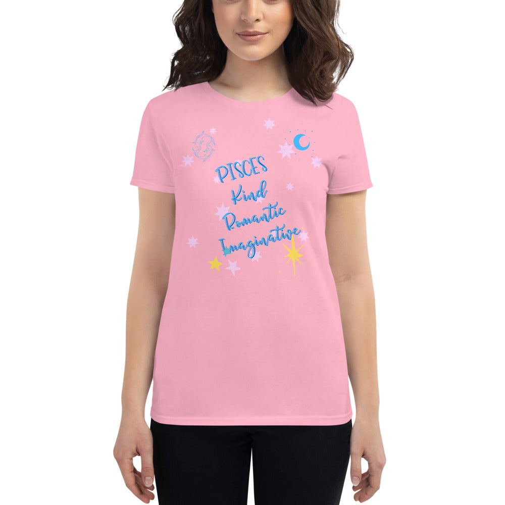 Pisces Zodiac Women's short sleeve t-shirt - Once Upon a Find Couture 