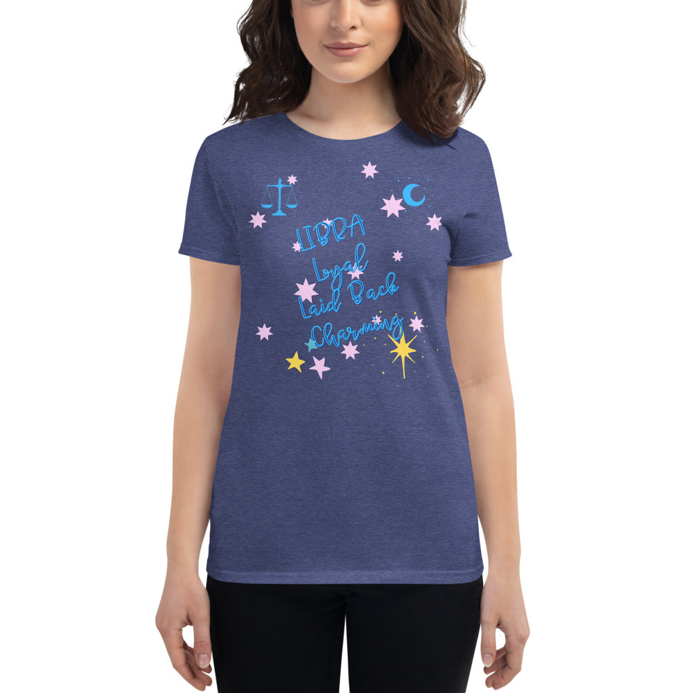 Libra Zodiac Women's short sleeve t-shirt - Once Upon a Find Couture 