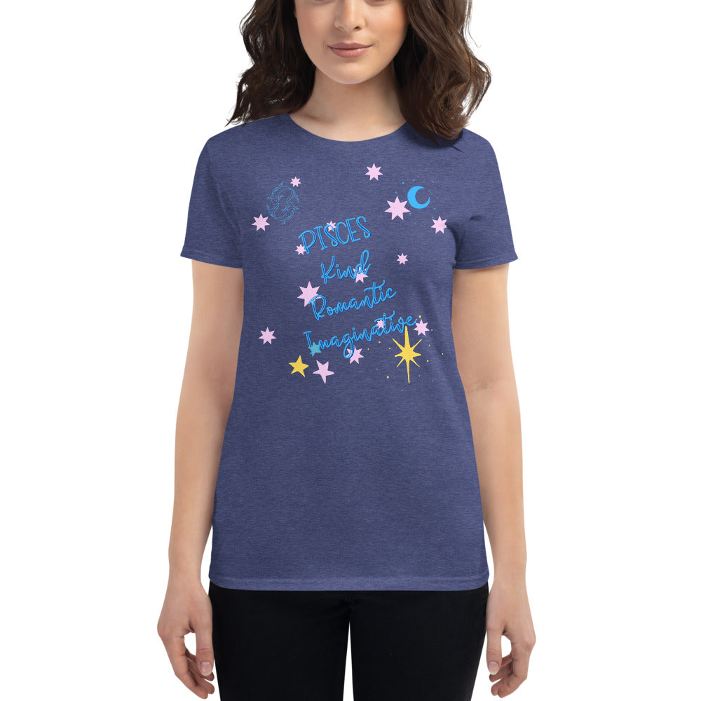 Pisces Zodiac Women's short sleeve t-shirt - Once Upon a Find Couture 