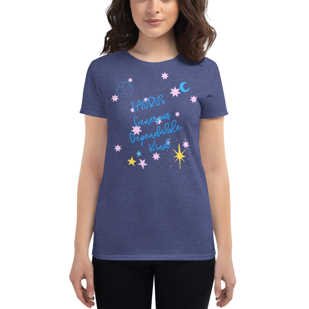 Taurus Zodiac Women's short sleeve t-shirt - Once Upon a Find Couture 