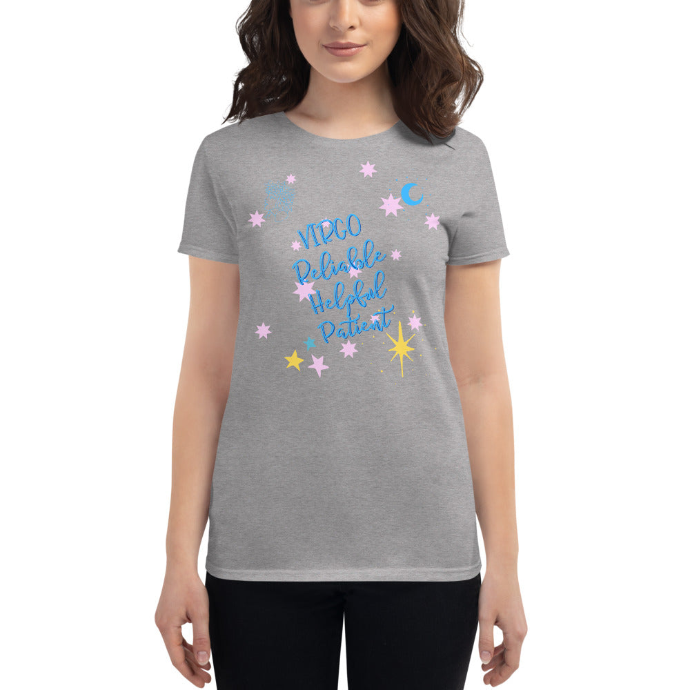 Virgo Zodiac Women's short sleeve t-shirt - Once Upon a Find Couture 