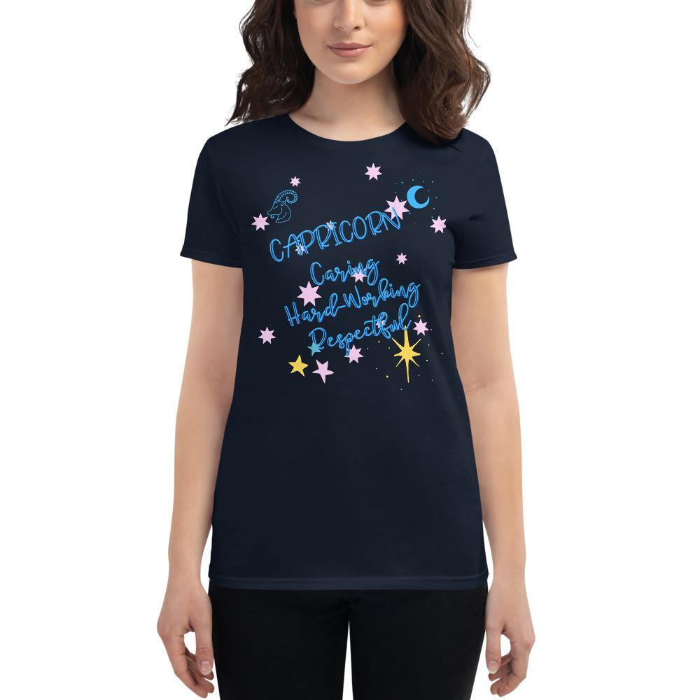 Capricorn Zodiac Women's short sleeve t-shirt - Once Upon a Find Couture 