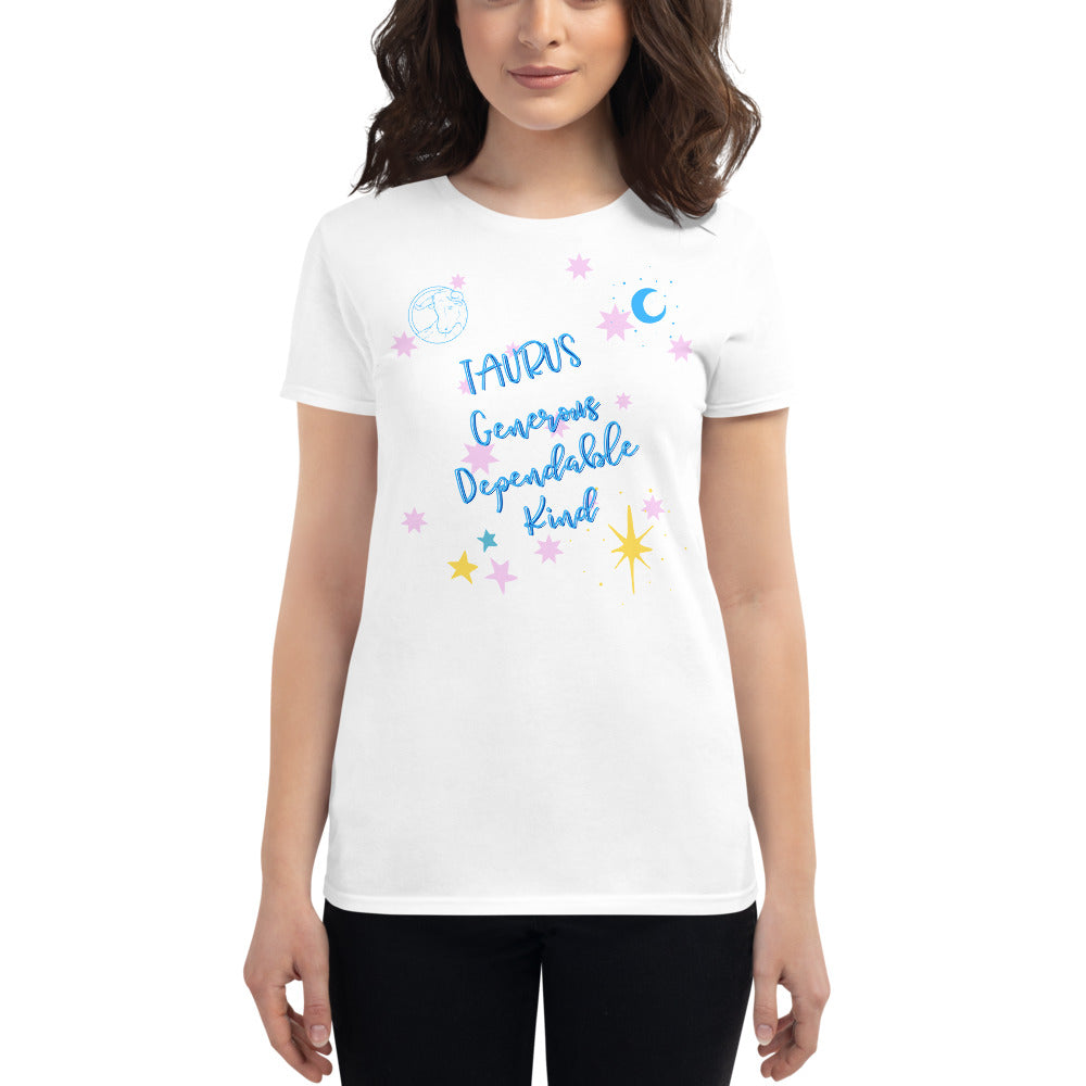 Taurus Zodiac Women's short sleeve t-shirt - Once Upon a Find Couture 
