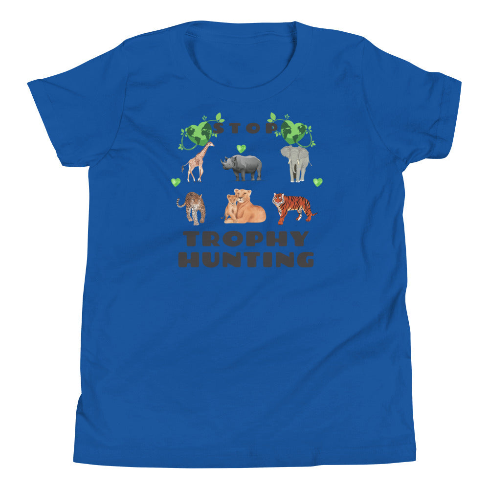 Stop Trophy Hunting Youth Short Sleeve T-Shirt - Once Upon a Find Couture 